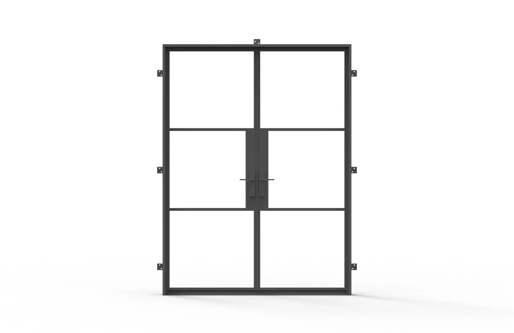 Pre-Order: Light 3S Interior - Double (No Threshold) | Cold Rolled Steel Doors (Ships 16-18 Weeks)