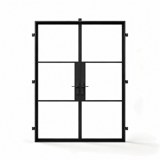 Pre-Order: Light 3S Interior - Double (No Threshold) | Cold Rolled Steel Doors (Ships 16-18 Weeks)