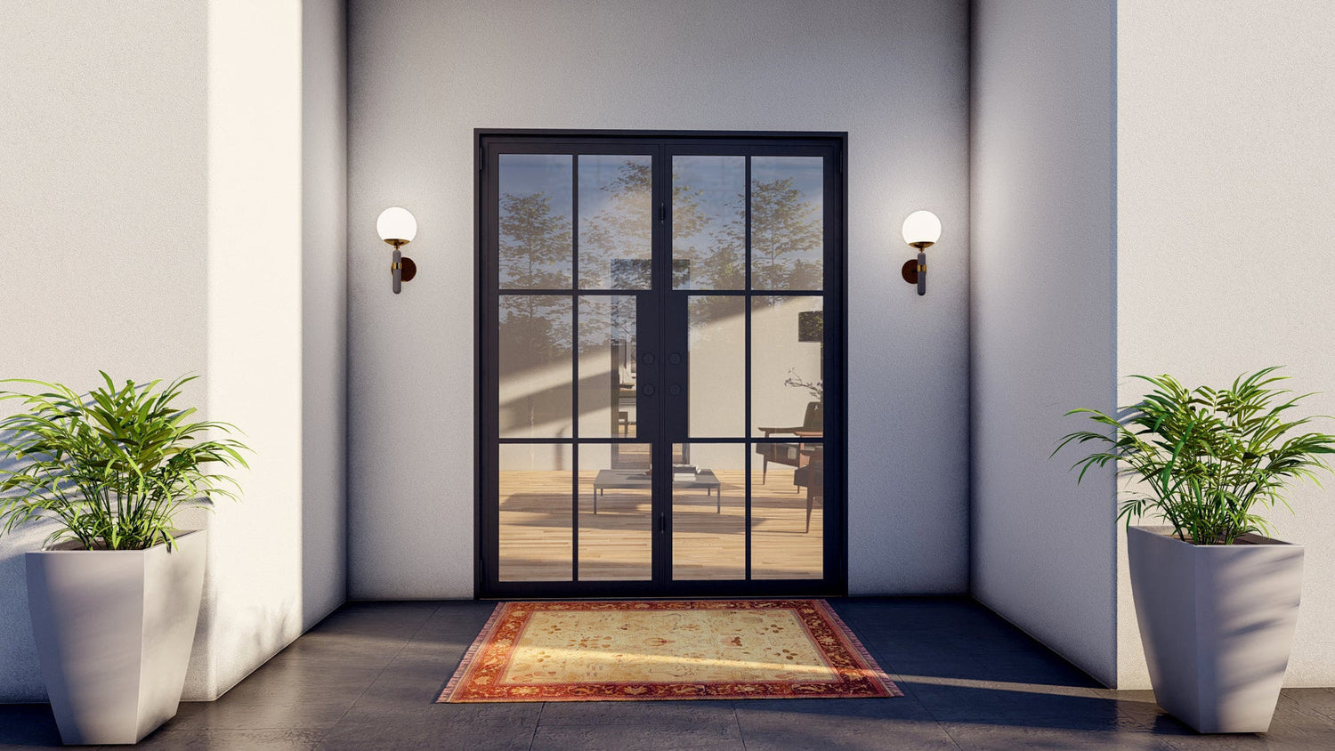 Steel French Doors