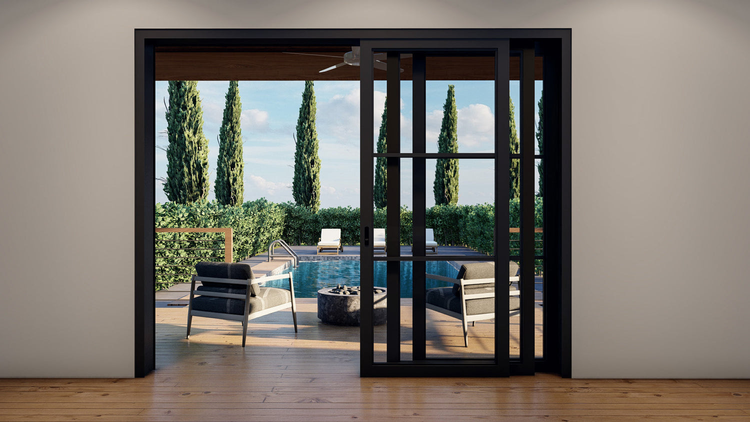 Steel Sliding Doors