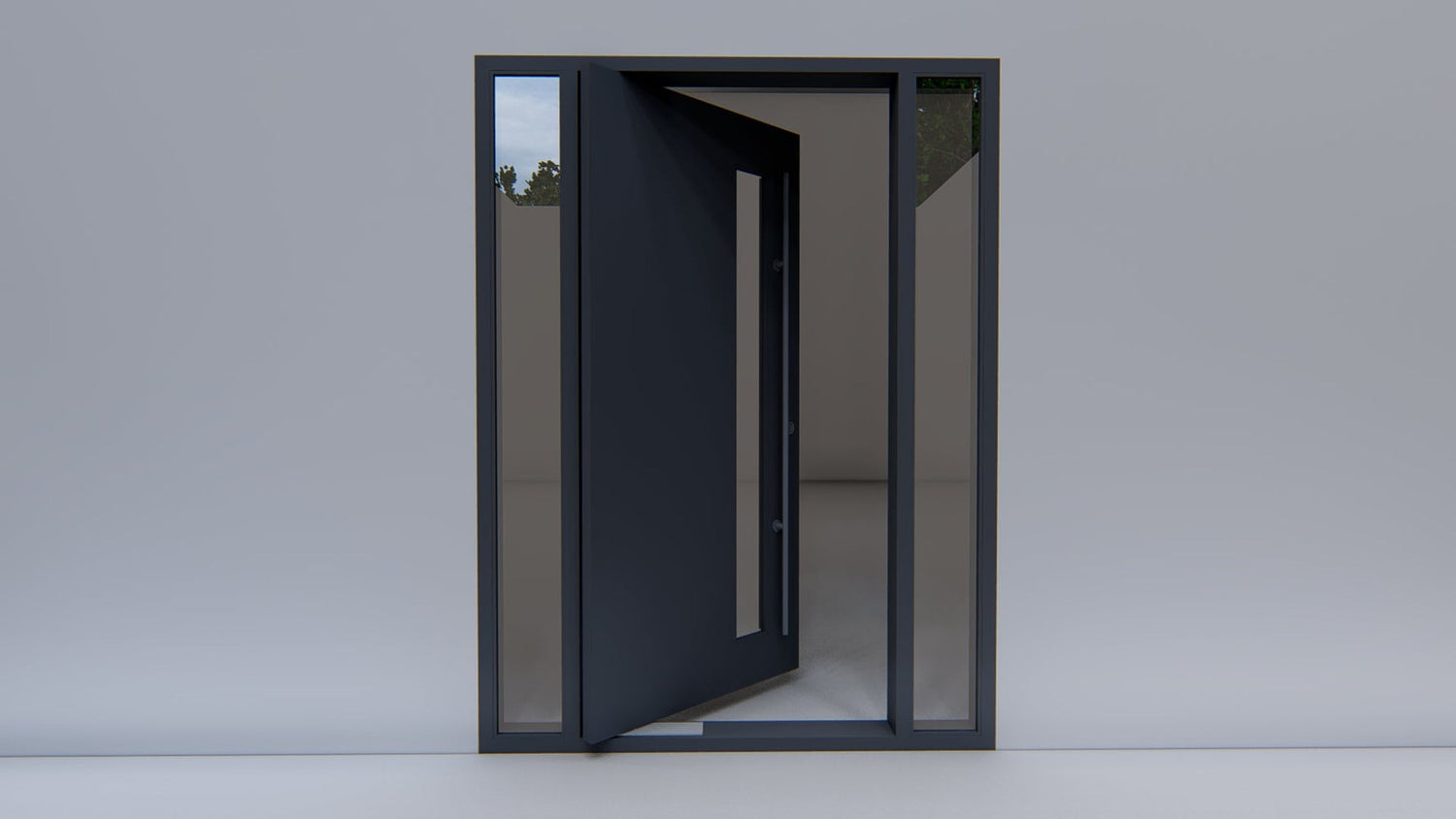 Steel Pivot Doors