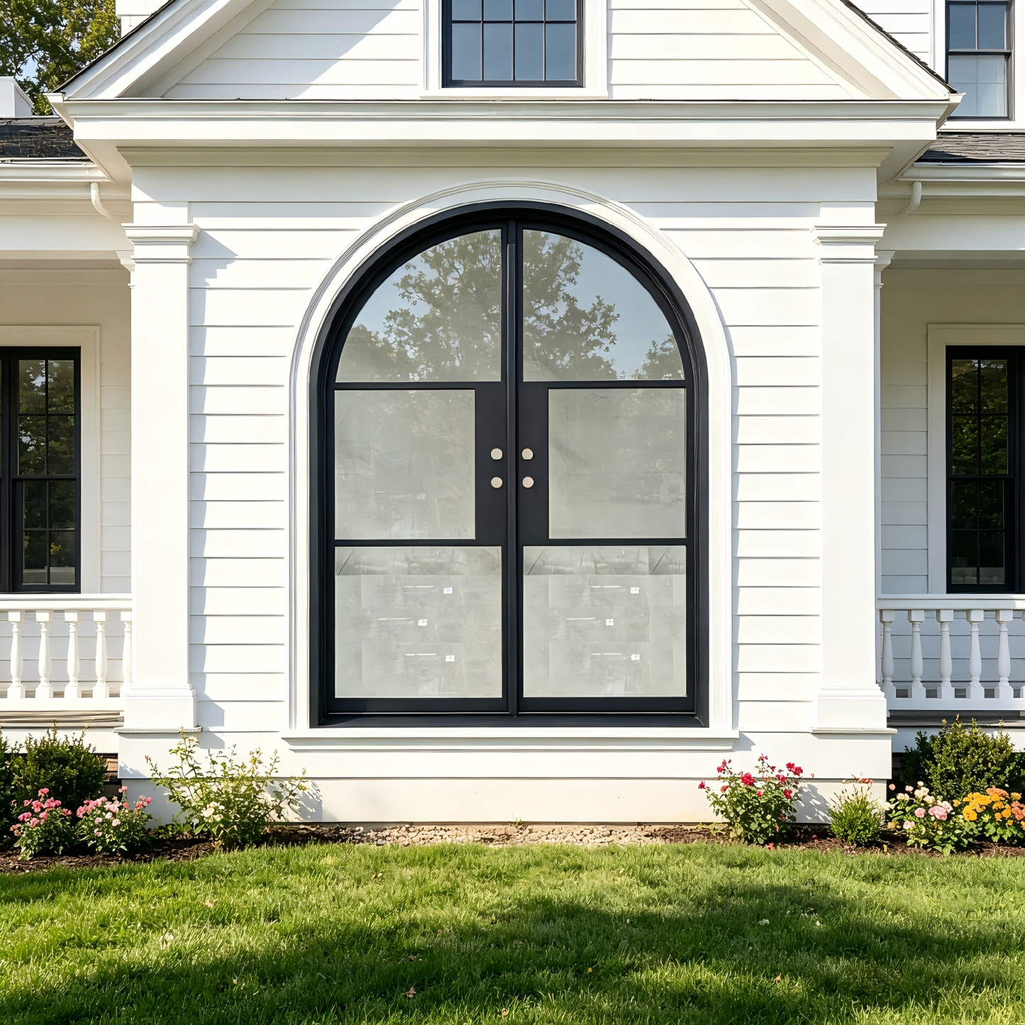 Light 3 - Double - Arch | Steel French Doors & Windows
