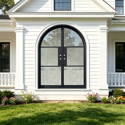 Light 3 - Double - Arch | Steel French Doors & Windows