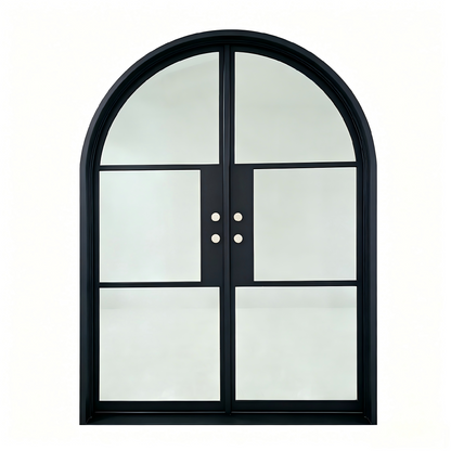 Light 3 - Double - Arch | Steel French Doors & Windows