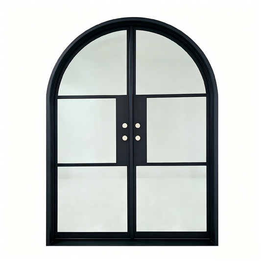 Light 3 - Double - Arch | Steel French Doors & Windows