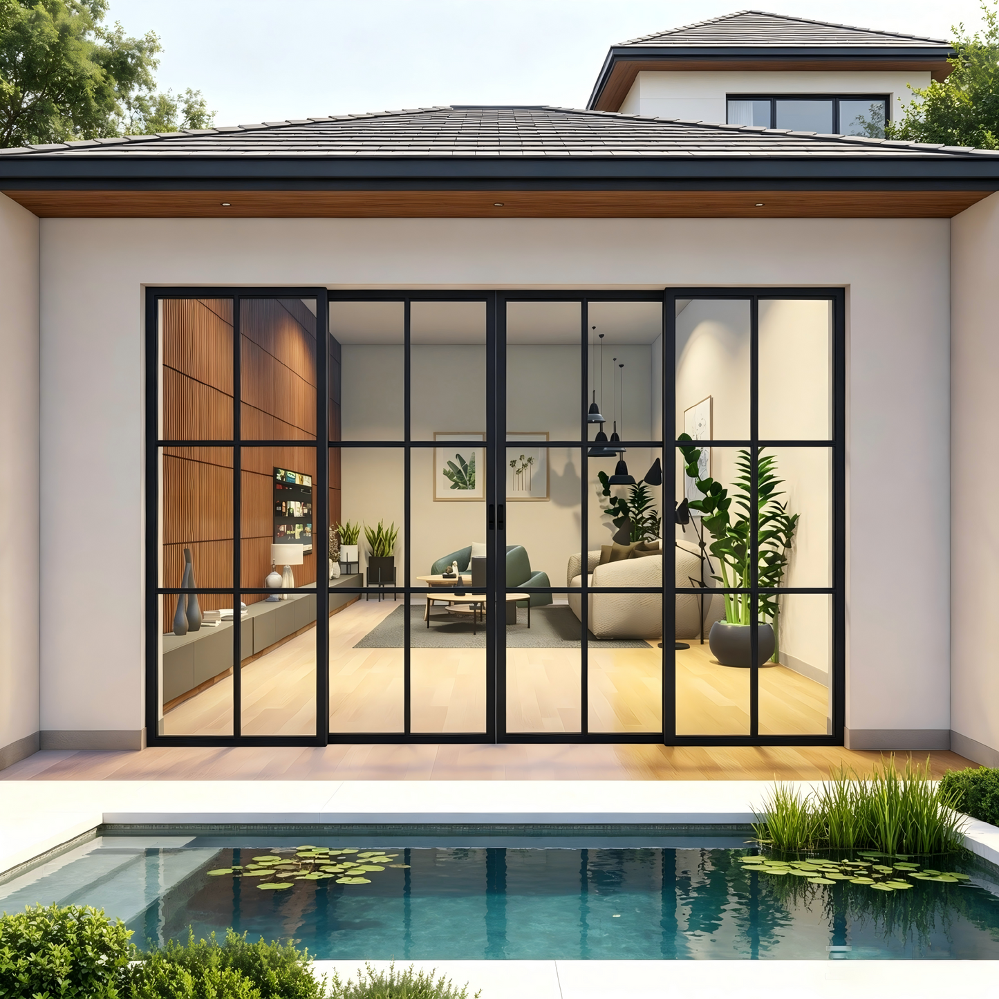 Pre-Order: Light 6 Interior Sliding Door | Steel Interior Doors (Ships 16-18 Weeks)