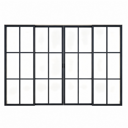 Pre-Order: Light 6 Interior Sliding Door | Steel Interior Doors (Ships 16-18 Weeks)