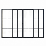 Pre-Order: Light 6 Interior Sliding Door | Steel Interior Doors (Ships 16-18 Weeks)
