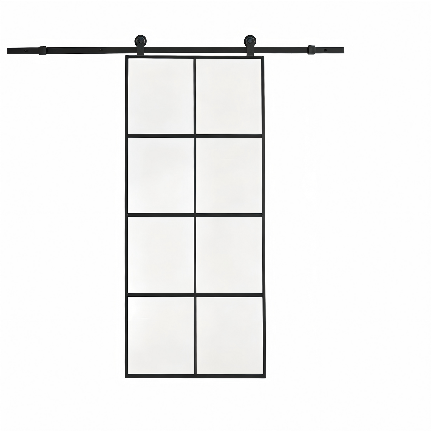 Pre-Order: Light 6 Barn Door - Single | Steel Interior Door