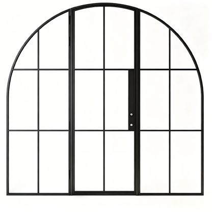 Arched French Triple Door