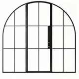 Arched French Triple Door