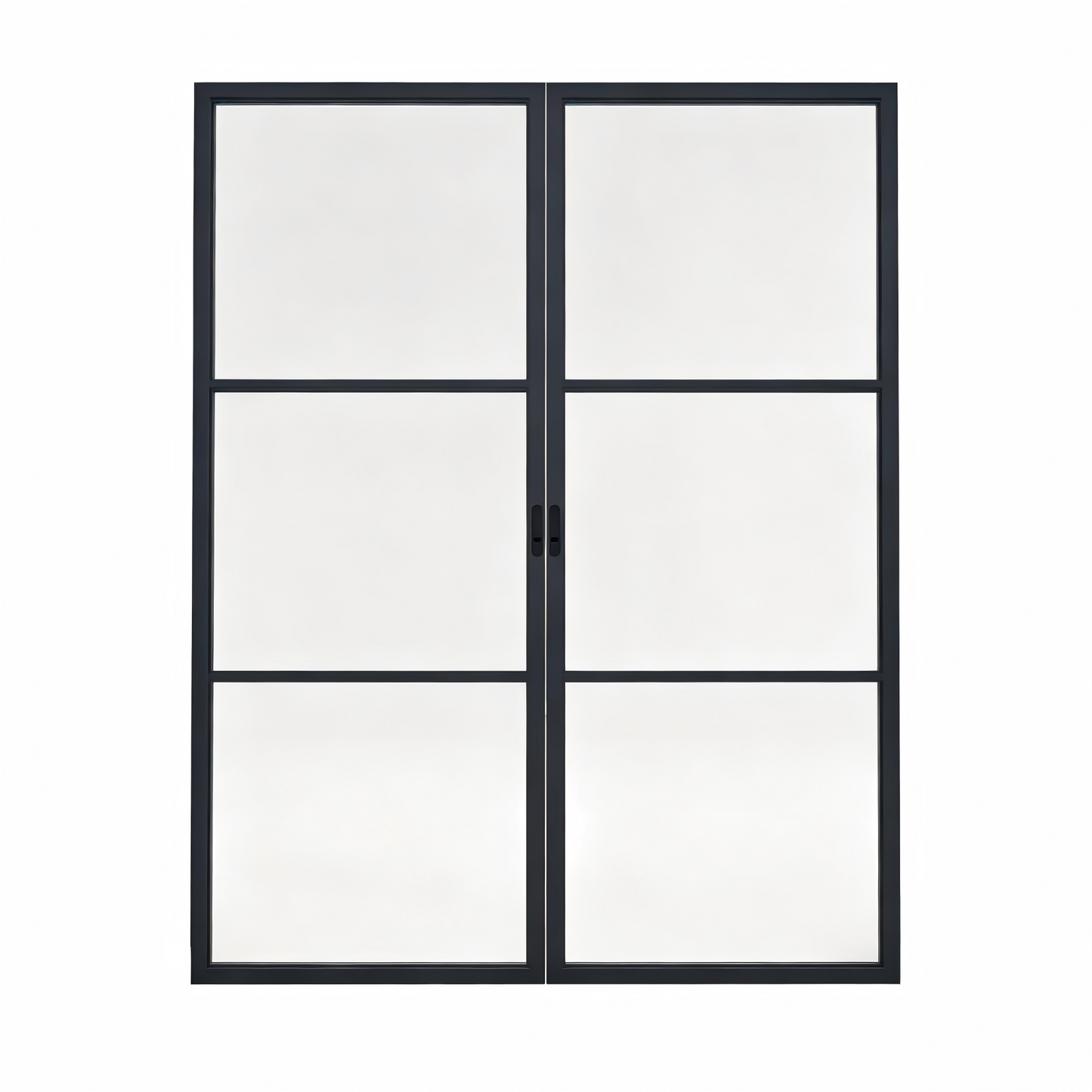 Pre-Order: Light 3 Interior - Double Pocket Door | Steel Pocket Doors