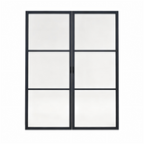 Pre-Order: Light 3 Interior - Double Pocket Door | Steel Pocket Doors