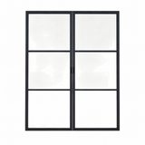 Pre-Order: Light 3 Interior - Double Pocket Door | Steel Pocket Doors (Ships 16-18 Weeks)