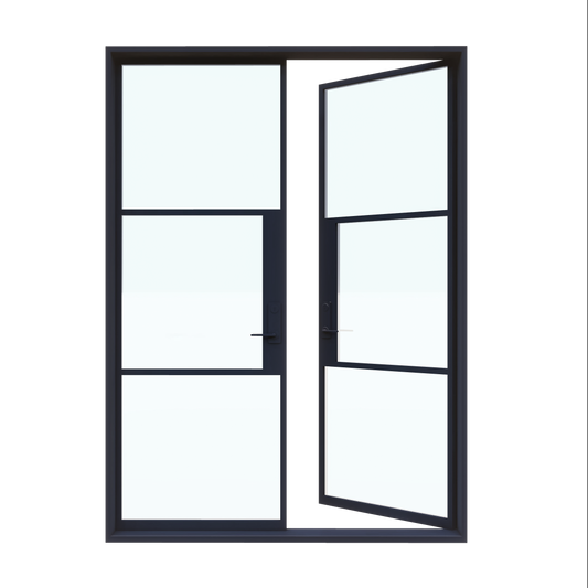 Light 3 - Double | Steel French Doors