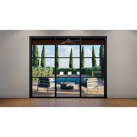 Light 3S - 3 Panel (Cold Rolled Steel) | Steel Bi-Fold Doors (Ships 16-18 Weeks)