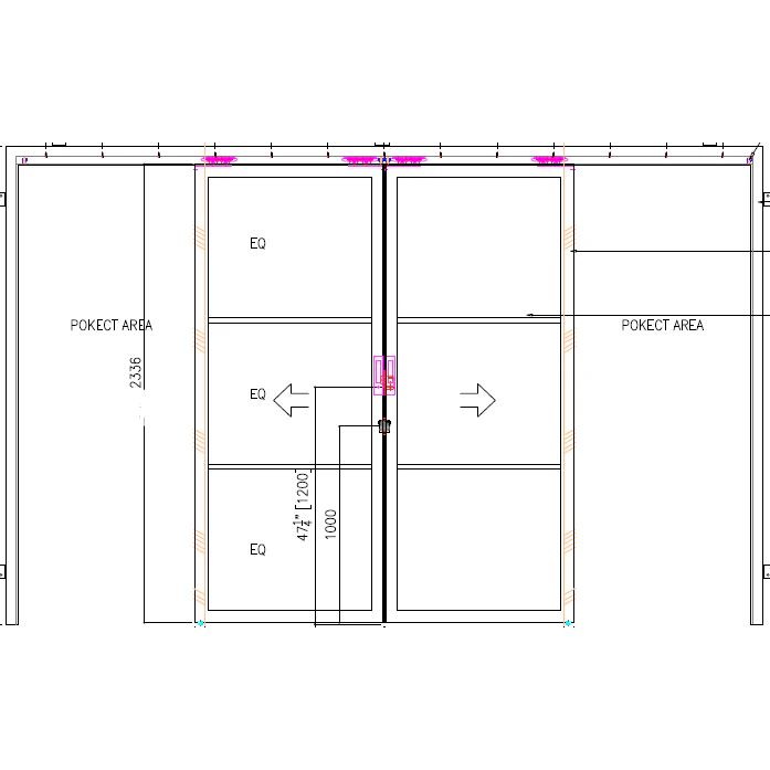 Pre-Order: Light 6 Barn Door - Single | Steel Interior Door