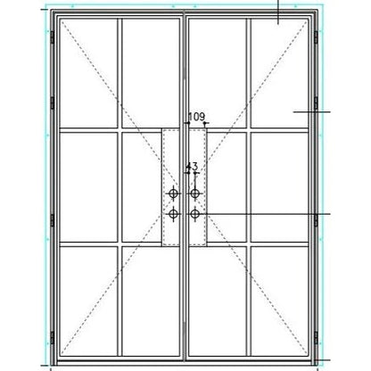 Pre-Order: Light 6S Double | Cold Rolled Steel Doors (Ships 16-18 Weeks)